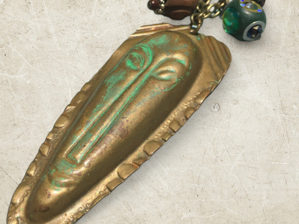 Vintage Brass Amulet
