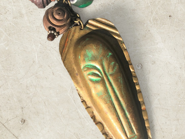 Vintage Brass Amulet