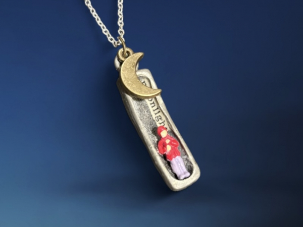 Moonlight open shadow box pendant