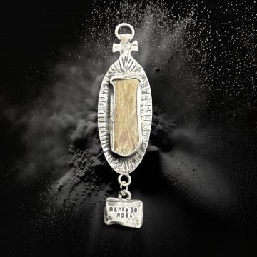 Memento Mori with human rib section