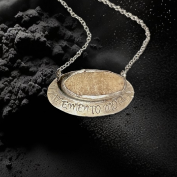 Memento Mori with human skull section