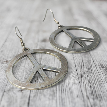 Vintage Peace Earrings